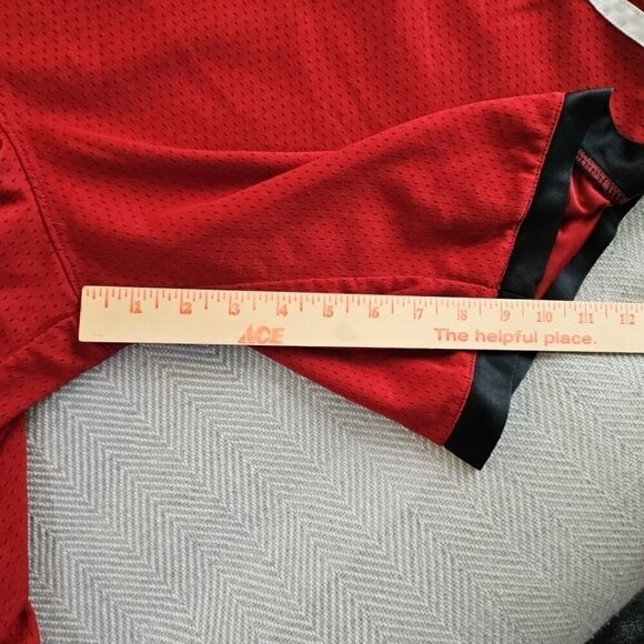 Vintage Champion C9 Basketball Shorts XL Maroon Red Dazzle Mesh Rare EUC VTG - Picture 13 of 14